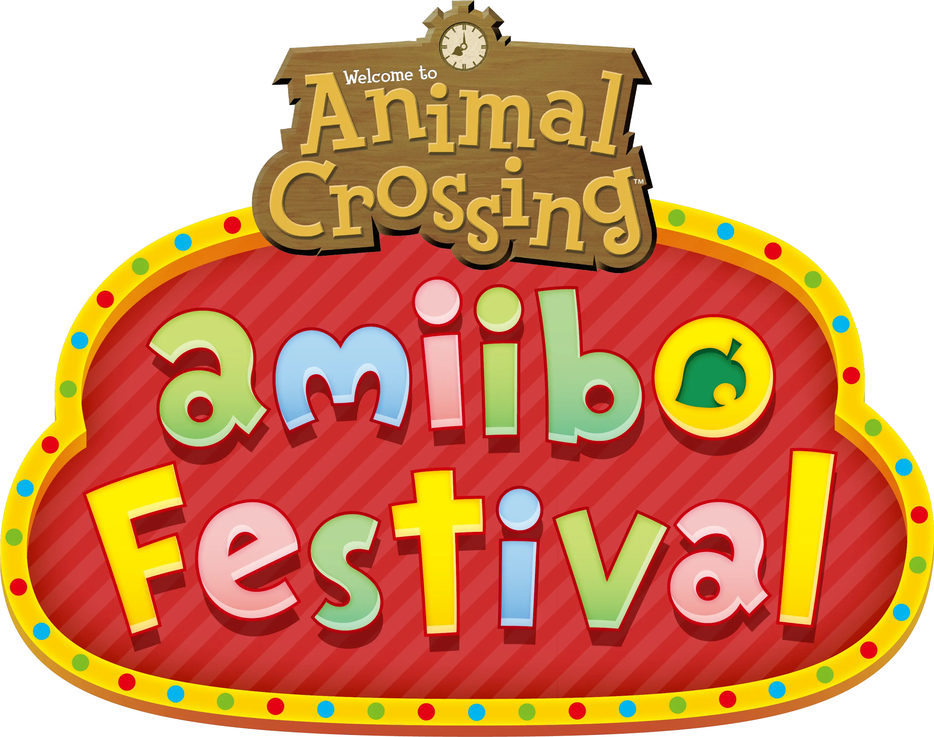  Nintendo Digital Event Animal Crossing Wii U U0026 3ds Pure Animal Crossing Amiibo Festival Logo Transparent Png Wii Logo Png