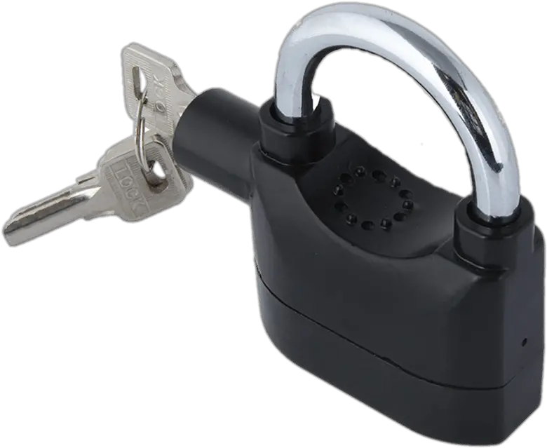  Anti Theft Siren Lock Transparent Png Padlock