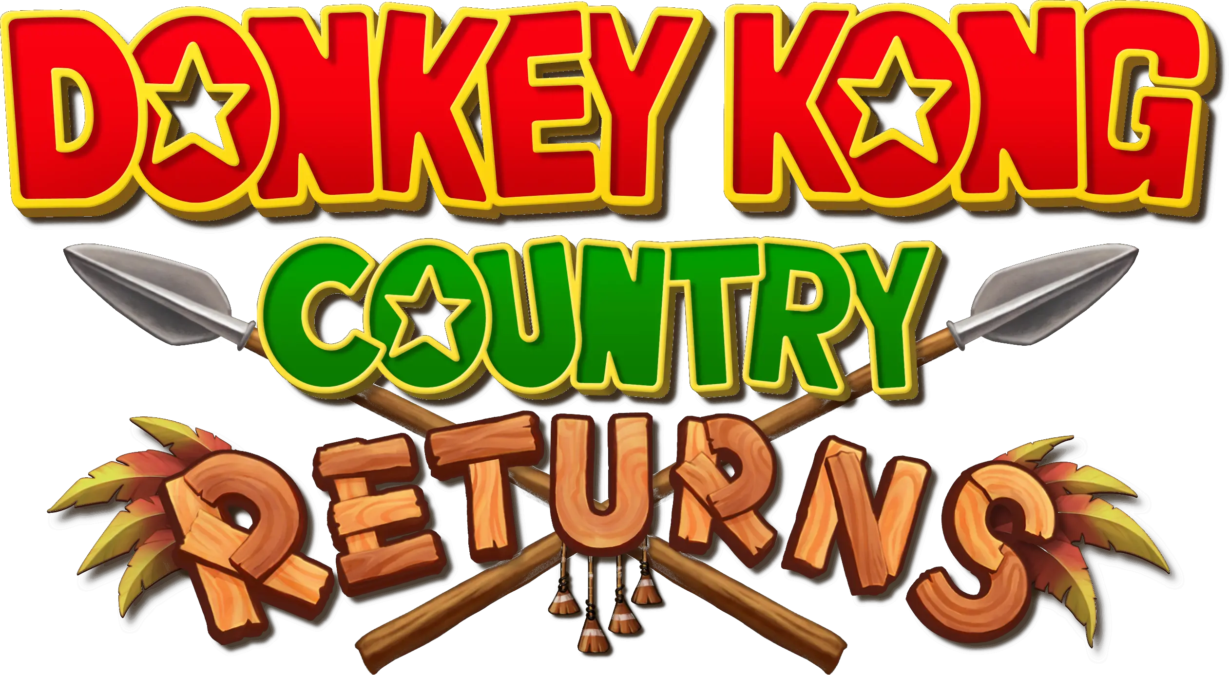  Donkey Kong Country Returns Steamgriddb Donkey Kong Country Returns Logo Transparent Png Donkey Kong Png