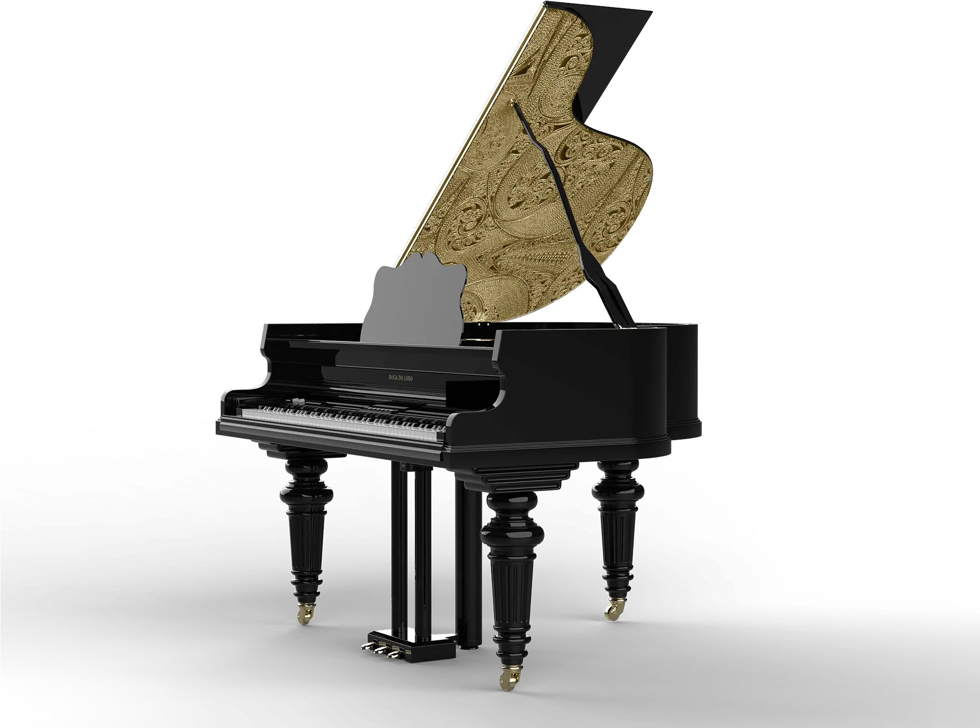  Filigree Grand Piano Boca Do Lobo Exclusive Design Boca Do Lobo Piano Png Filigree Png