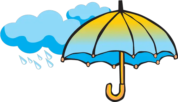  Download Clip Umbrella With Rain Clipart Png Umbrella Clipart Png