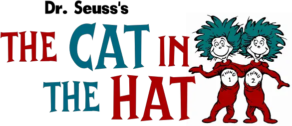  Image Library Stock Dr Seuss S What Cat In The Hat Logo Png Thing 1 Logo