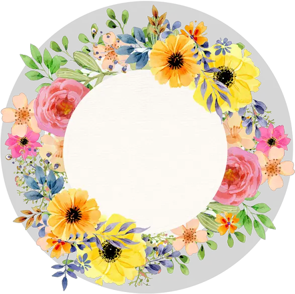  Bunch Flower Transparent Png Clipart Vector Floral Frame Png Spring Flowers Png