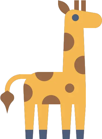  Giraffe Free Vector Icons Designed Giraffe Flat Icon Png Giraffe Icon