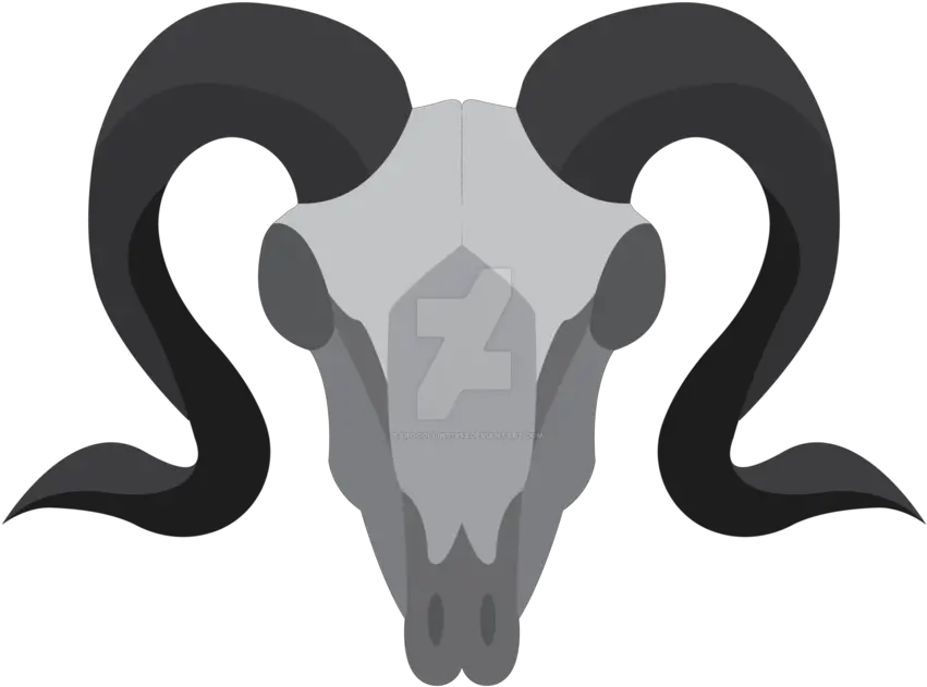  Goat Horn Sheep Logo Skull Skull Goat Png Goat Head Png