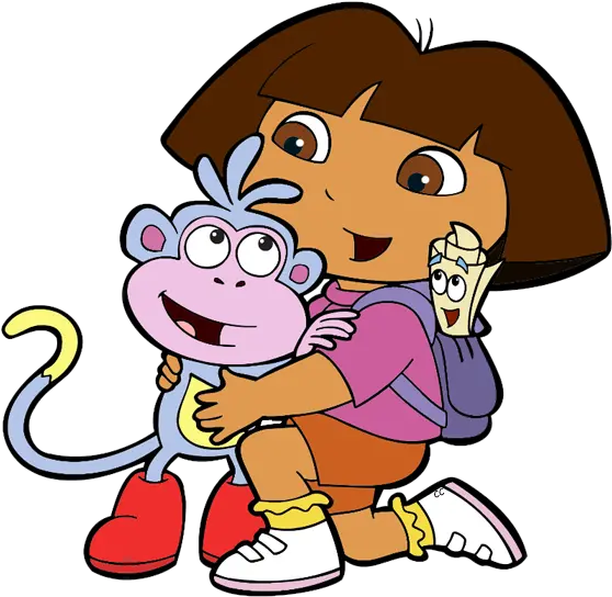  Girl Clipart Explorer Transparent Free For Dora With Boots Backpack And Map Png Dora The Explorer Png