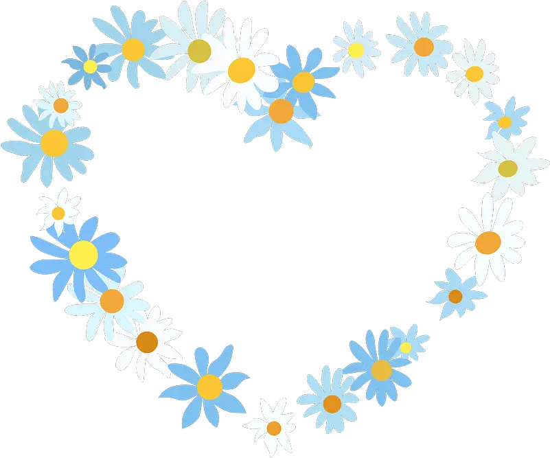  Floral Heart Clipart Free Download Transparent Png Creazilla African Daisy Clipart Png