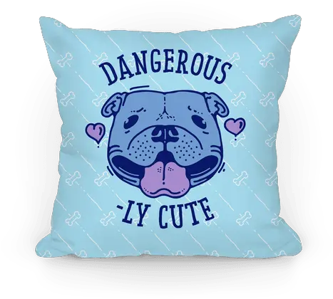  Dangerously Cute Pit Bull Pillows Lookhuman Dont Fart On Me Png Pit Bull Png