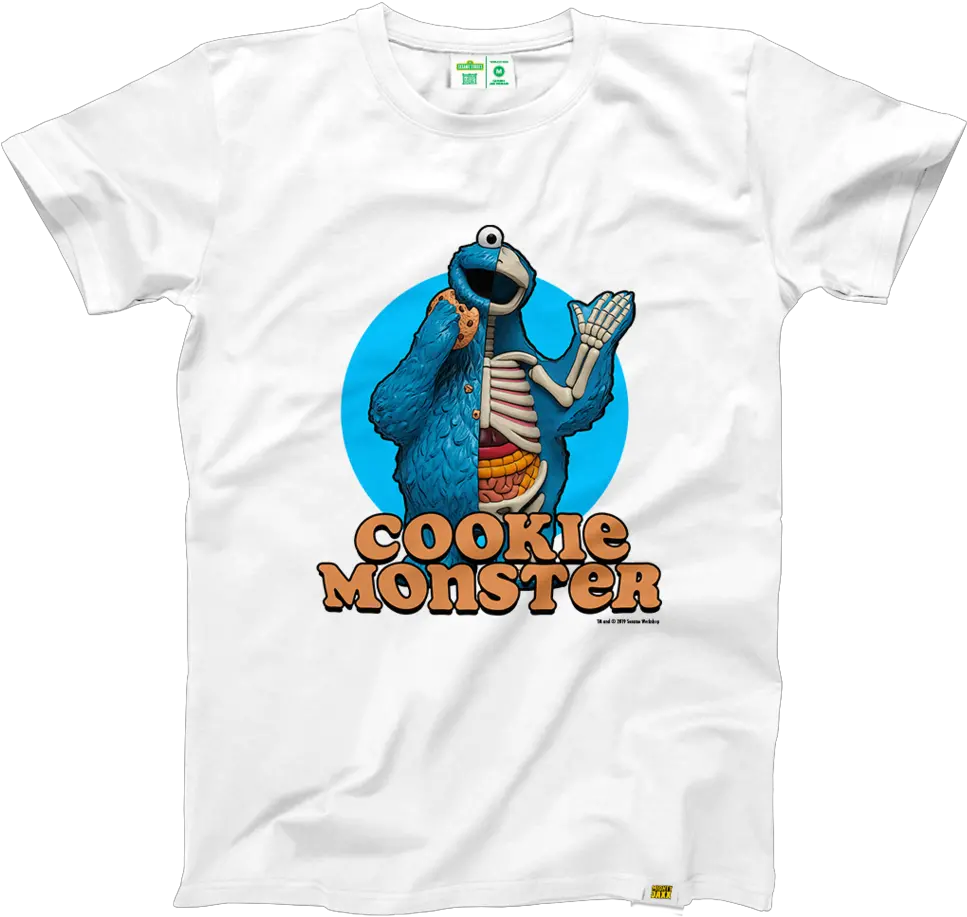  White Cookie Monster T Great Wall Of China T Shirt Png Cookie Monster Transparent