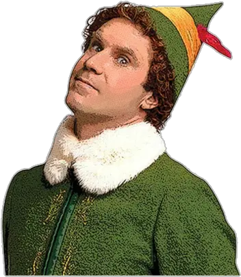  Buddy Elf The Sticker By Keith Mcindoe Want To Put My Christmas Tree Up Png Elf Transparent Background