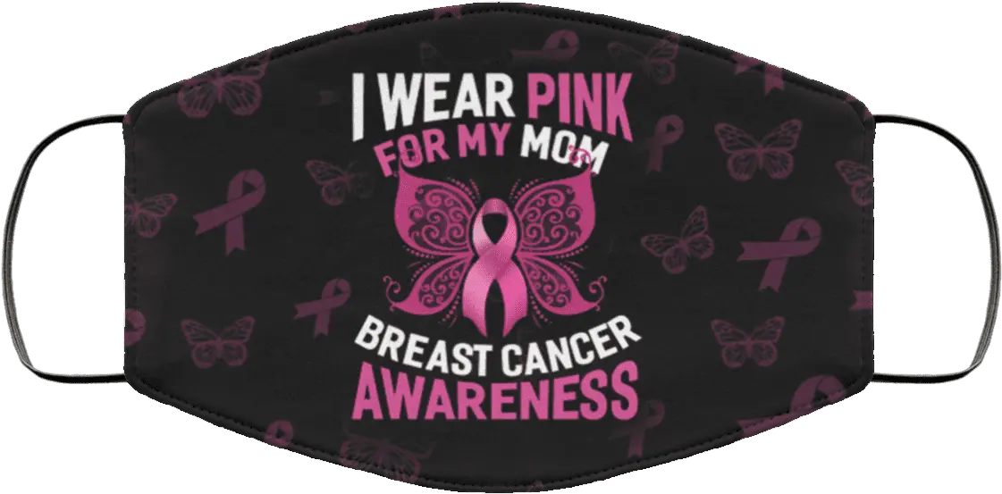  Breast Cancer Awareness Pink Ribbon I Wear For My Mom For Teen Png Breast Cancer Awareness Ribbon Png