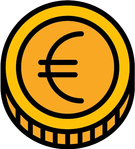  Coin Euro Png Icon Outline Of A Coin Euro Png