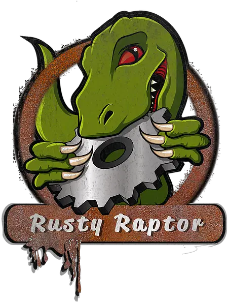  Nerd News Rusty Raptor Prop Shop Cartoon Png Raptor Png