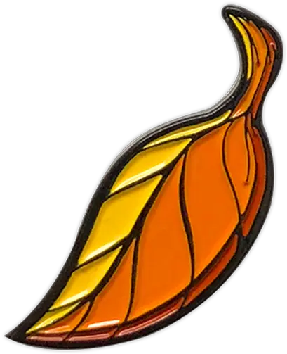  Falling Leaf Enamel Pin Illustration Png Falling Leaf Png