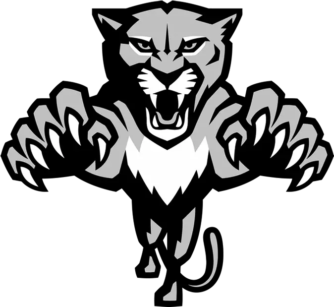  Download Florida Panthers Logo Black And White Full Size Panther Logo Png Panthers Logo Png