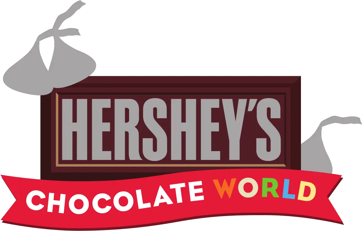  Hersheyu0027s Chocolate World Wikipedia Hershey Chocolate World Logo Png Reeses Pieces Logo