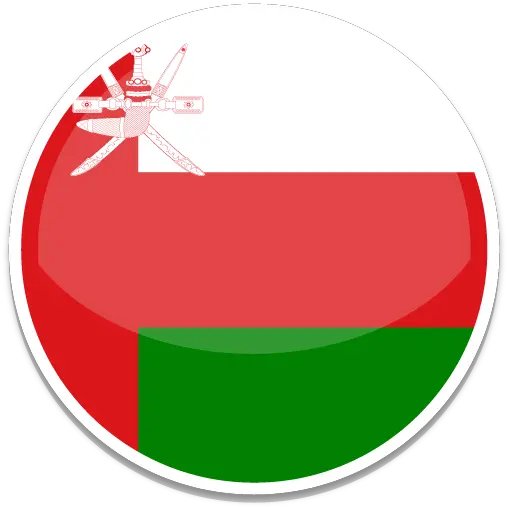  Oman Icon Myiconfinder Oman Circle Flag Png Peru Flag Png