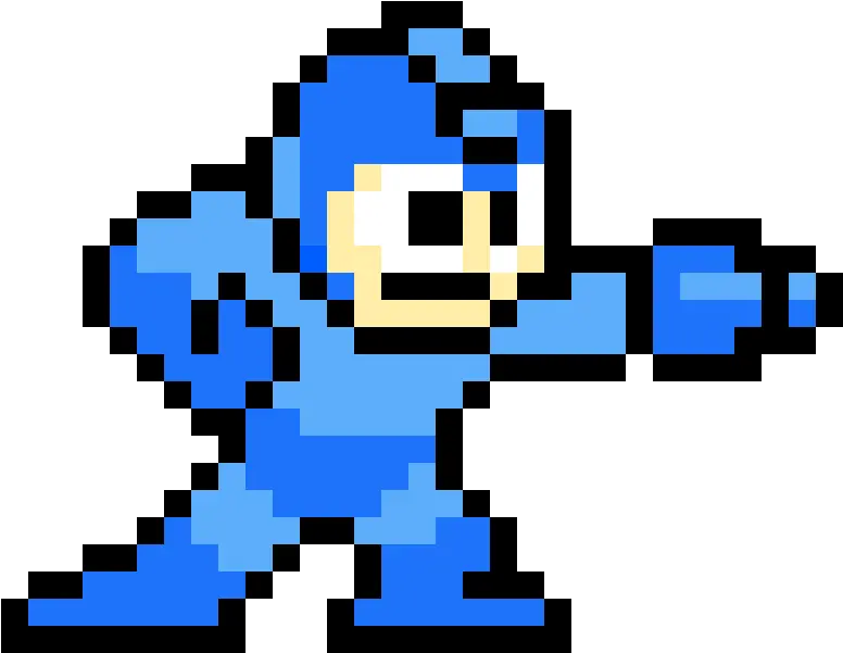  Pixilart Megaman Pixel Art By Ribeiro Transparent Megaman Sprite Png Pixel Art Transparent