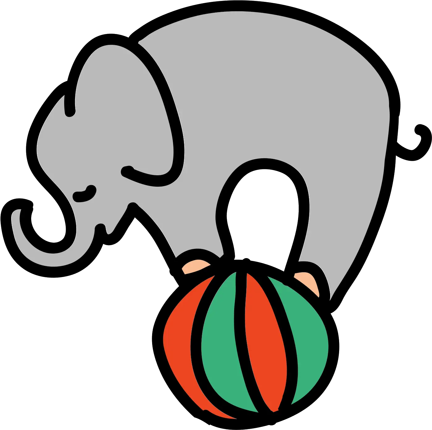  Elephant Circus Icon Portable Network Graphics Full Size Portable Network Graphics Png Circus Elephant Png