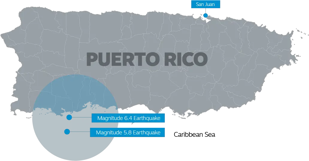  Global Earthquake Recovery Specialist Heads To Puerto Rico Mapa Puerto Rico Vector Png Puerto Rico Png