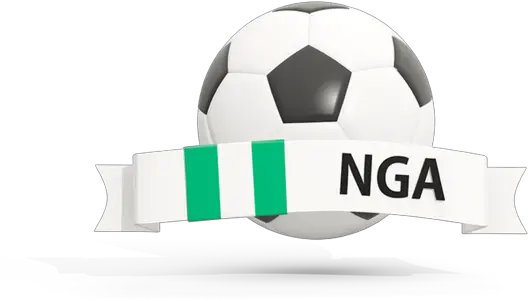  Football With Banner For Soccer Png Travel Icon Nigeria