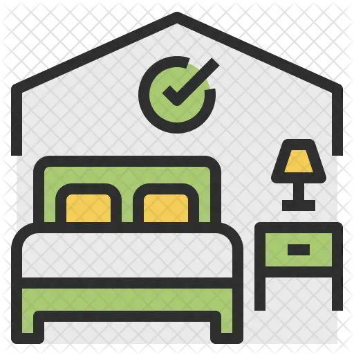  Room Icon Of Colored Outline Style Hotel Room Icon Png Room Png