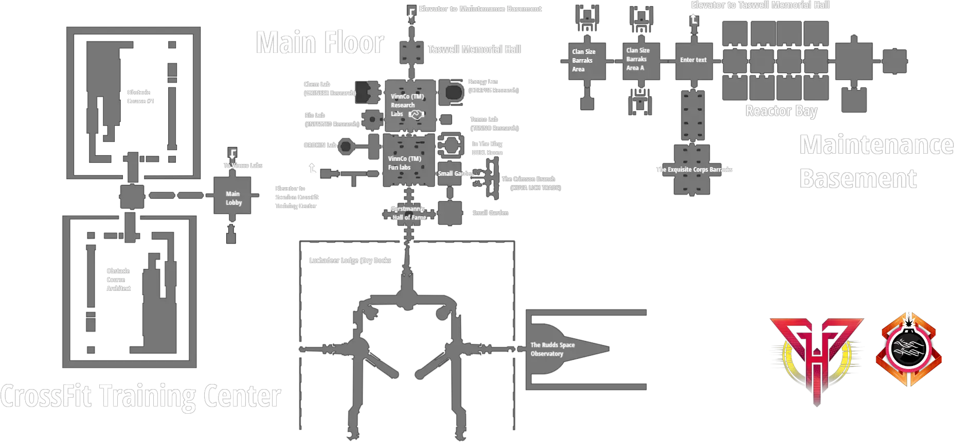  Pc Giant Bomb Alliance Warframe Giant Bomb Warframe Dojo Layout 2020 Png Warframe Clan Logo