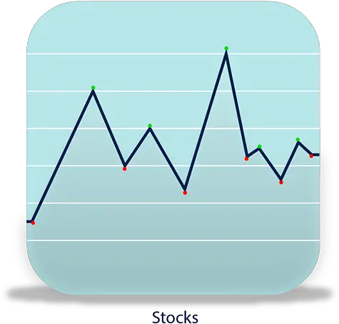  Ios8 Stocks App Icon Statistical Graphics Png Stocks Icon