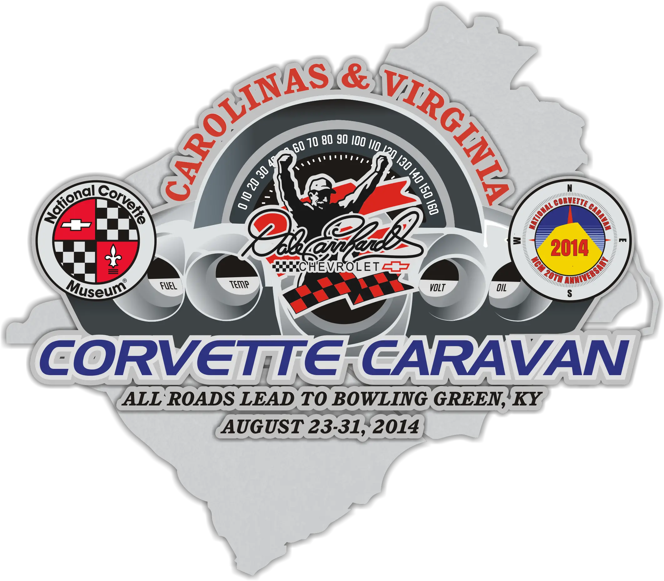  2014 Corvette Caravan Pace Car Dale Earnhardt Chevrolet National Corvette Museum Png Corvette Logo Png