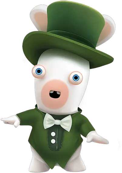  Leprechaun Transparent Png Clip Art Rabbids Crazy Rush Suits Leprechaun Transparent