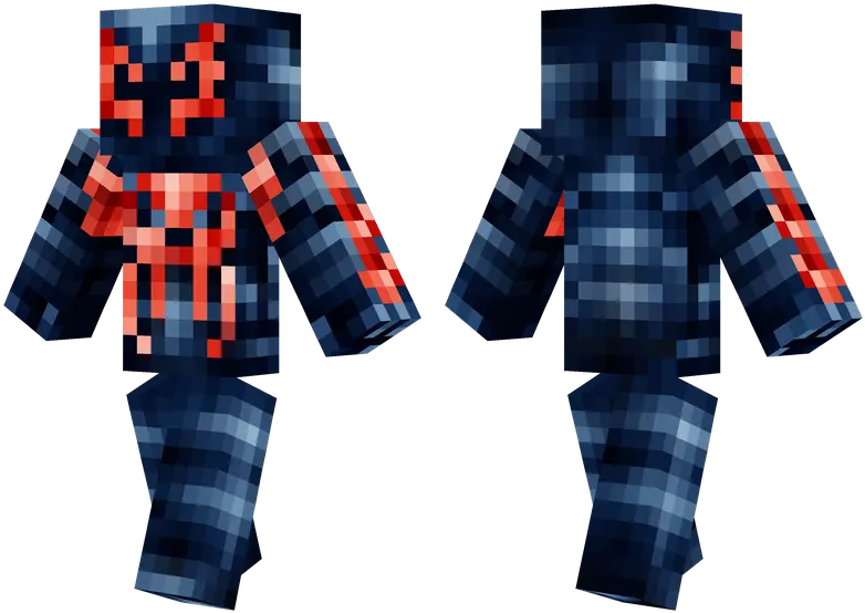  Spiderman 2099 Minecraft Skins Daft Punk Minecraft Skin Png Spiderman 2099 Logo