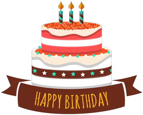  Happy Birthday Cake Candle Fire Star Heart Sticker Cake Happy Birthday Png Birthday Candle Png