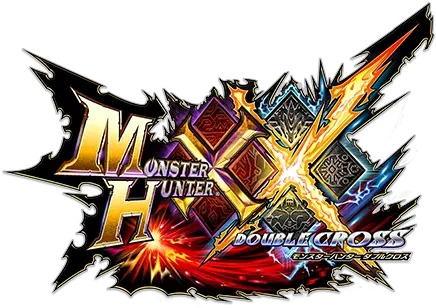  Monster Hunter World Monster Hunter Double Cross Logo Png Monster Hunter World Logo