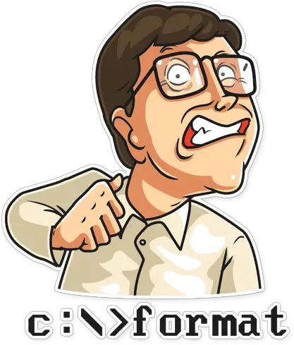  Sticker Png Bill Gates Transparent