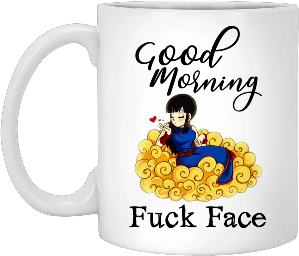  Dragon Ball Goku Good Morning Fuck Face Couple Mug Cc Mug Png Goku Face Png