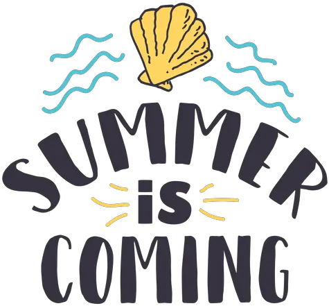  Summer Is Coming Shell Wave Badge Summer Is Coming Png Shell Logo Vector