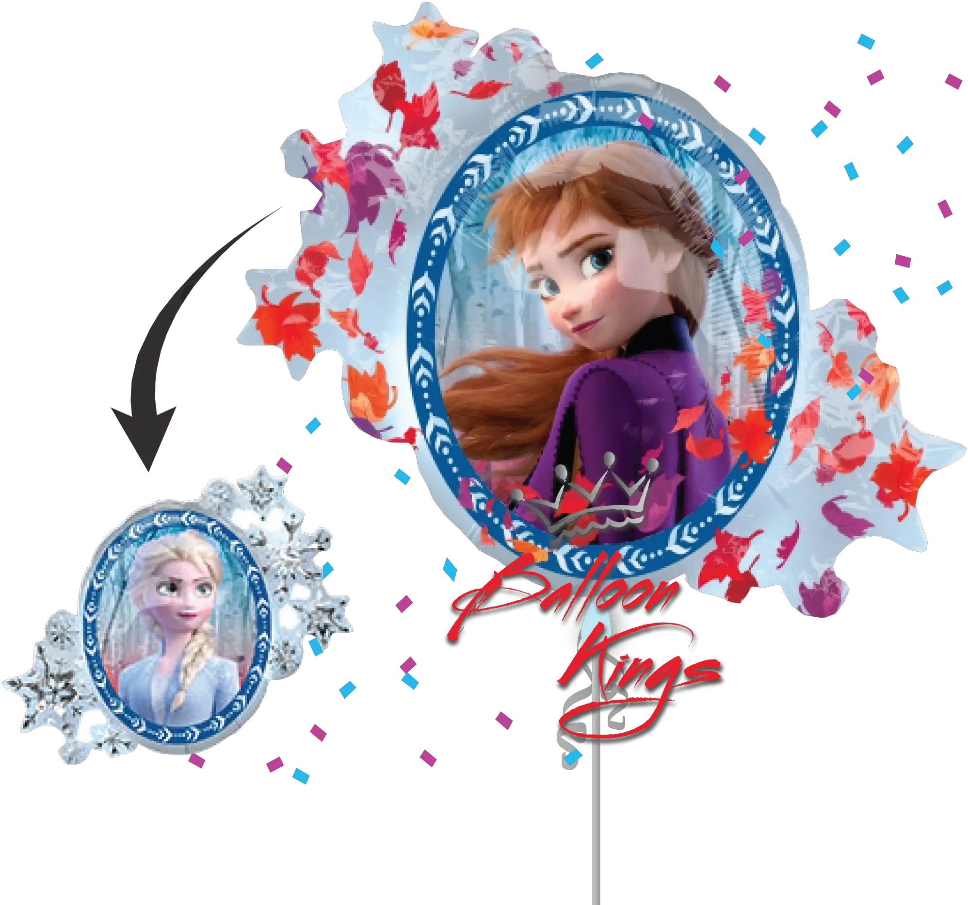  Frozen Ii Frame Anna Elsa Png 2