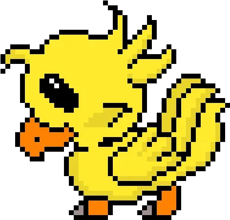 Chocobo 16 Bit 8 Bit Kirby Png Chocobo Png