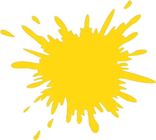  Download Yellow Splash Of Paint Color Of The Day Black Png Splash Of Paint Png