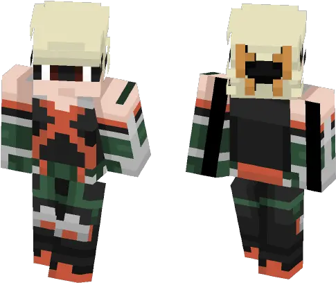  Download Katsuki Bakugou Hero Minecraft My Hero Academia Skins Png Bakugou Png