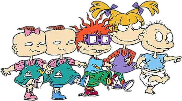  Transparent Rugrats Marching Png Image Rugrats Tommy Chuckie Phil Lil Angelica Rugrats Transparent