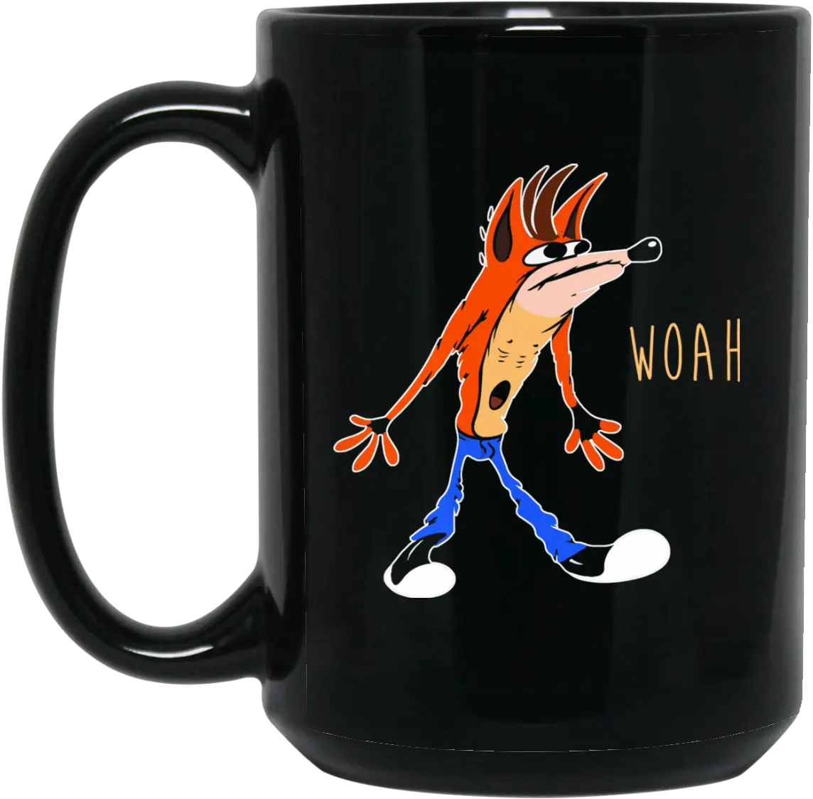  Woah Coffee Mugs Trump Mandalorian Png Crash Bandicoot Woah Png