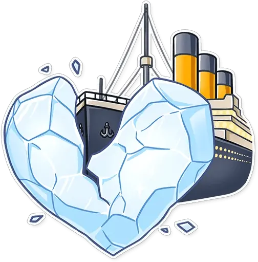  Titanic Telegram Sticker Titanic Sticker Png Titanic Png