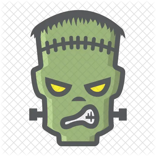  Frankenstein Icon Of Colored Outline Easy Frankenstein Drawing Png Frankenstein Png