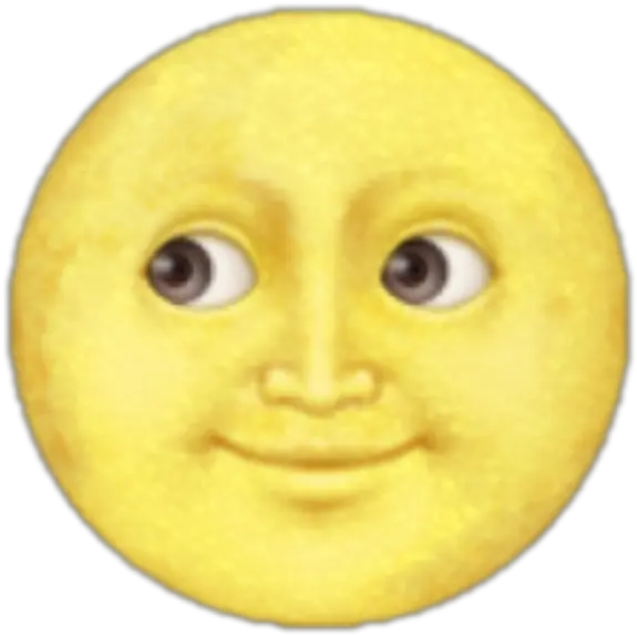  Moon Luna Emoji Png Edit Sticker Apple Emoji Moon Dab Emoji Png