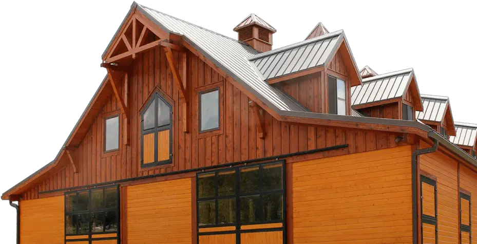  Wood Barn Kits For Horses Rvs Boats Barn Pros Big Old Barn Seen From Below Png Barn Png