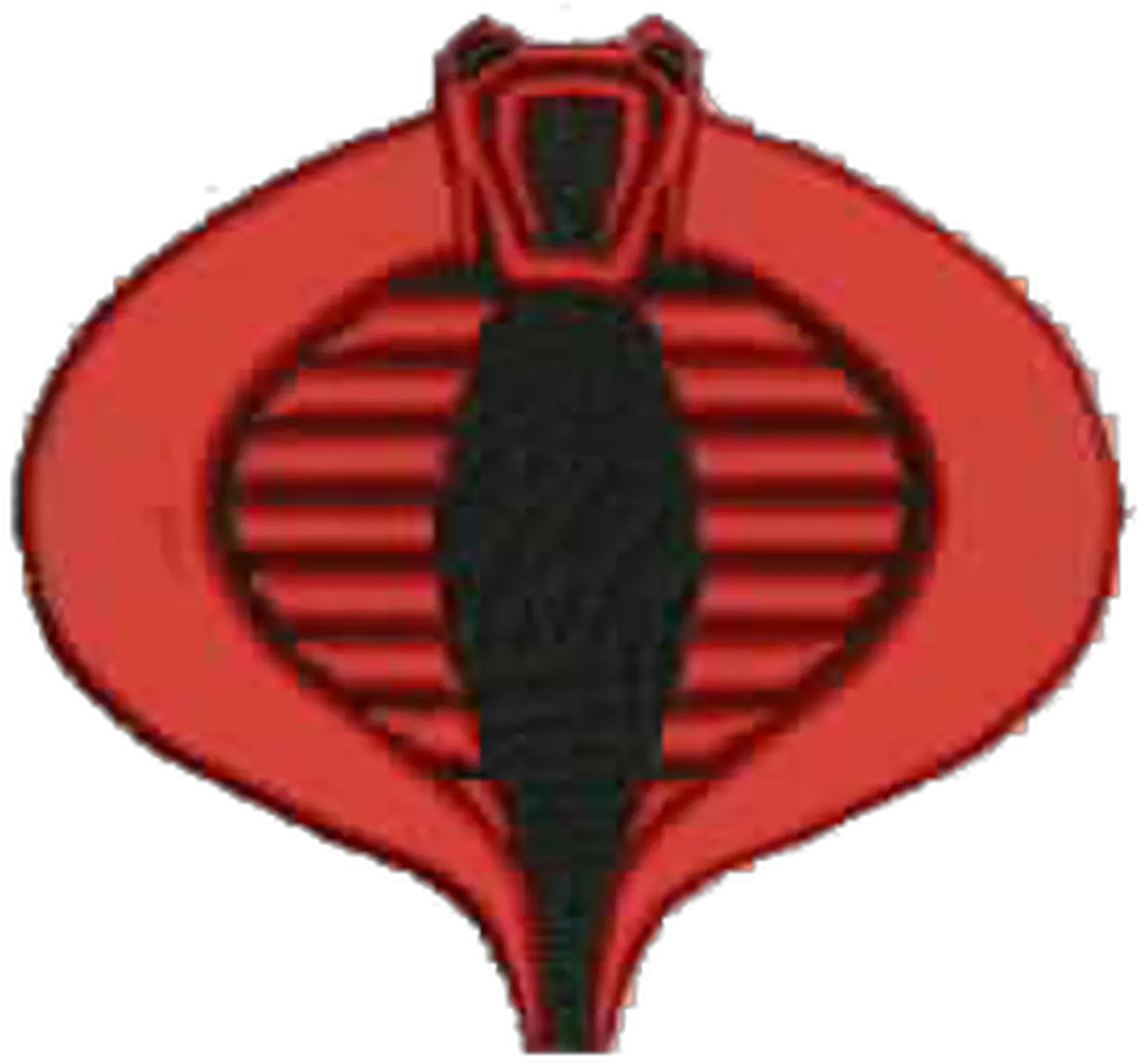  Gi Joe Redblack Cobra Embroidered Patch Cobra Gi Joe Png Gi Joe Logo