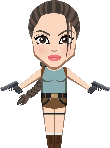  Lara Croft Cartoon Png Lara Croft Transparent