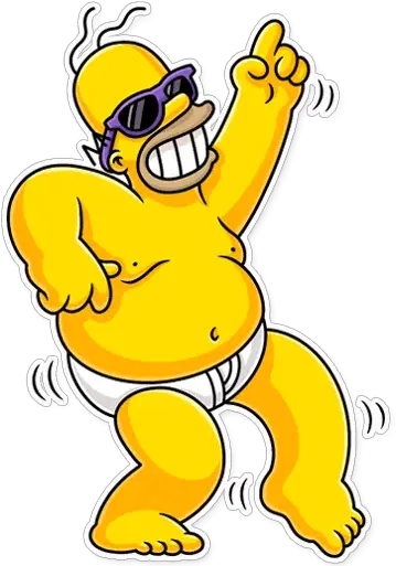  Homer Simpson Telegram Sticker Png Los Simpson Png