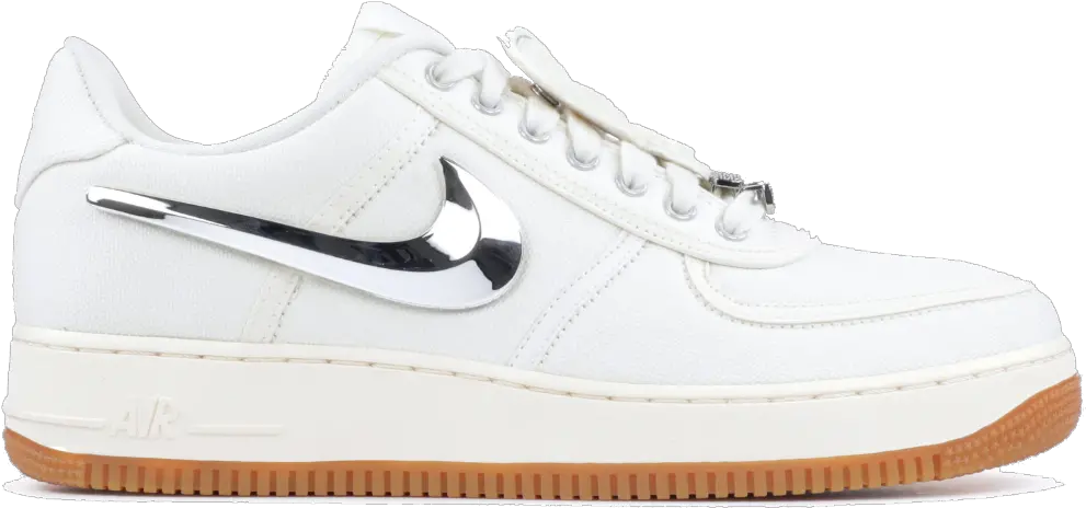  Nike Air Force 1 Low Travis Scott Sail Nike Air Force By Travis Scott Png Travis Scott Png